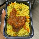 Fried Rice and chicken