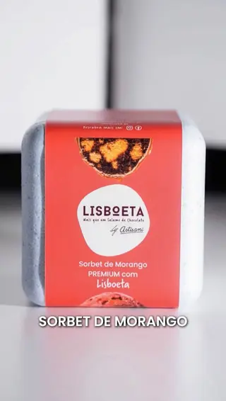 Sorbet de Morango com Lisboeta by Artisani - 0,50Lt