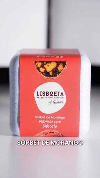 Sorbet de Morango com Lisboeta by Artisani - 0,50Lt
