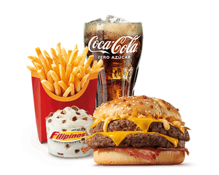 Menú Completo McExtreme Intense Cheddar Doble