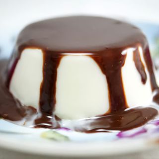 Panna cotta con cioccolato