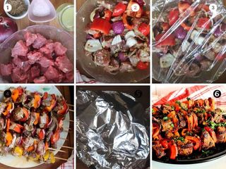 1 \ 4 Chicken Leg 5 Stick Mishkaki 1 Plate Plain Chips