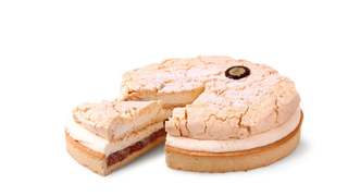 Tarta rabarbarowa z bezą