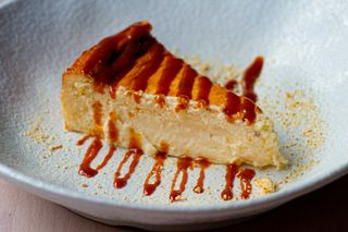 Tarta Queso Con Dulce De Leche