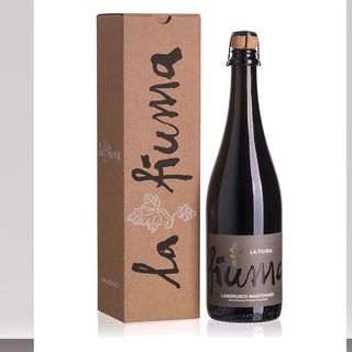 Lambrusco mantovano "La Fiuma" in bottiglia 