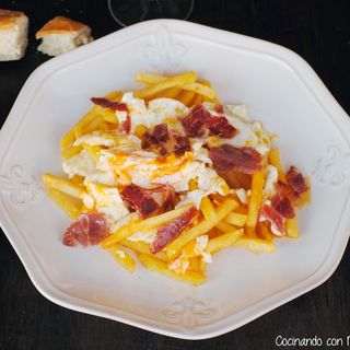 Ous Estrellats Amb Pernil Ibèric