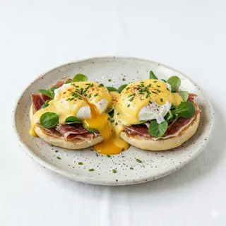Huevos Benedictinos Ibérico