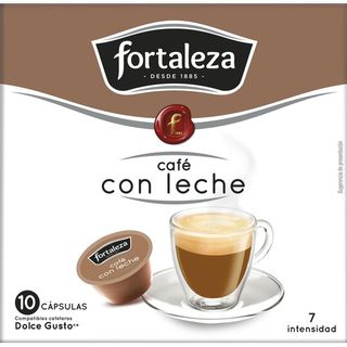 Café con Leche en Cápsulas Dolce Gusto Fortaleza 10 Uds. 100 G.