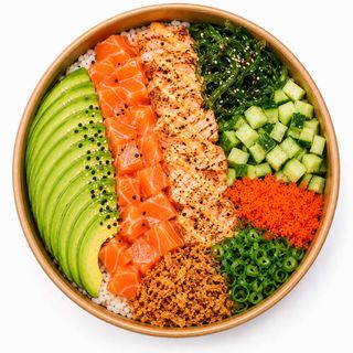 Double Salmon Teriyaki