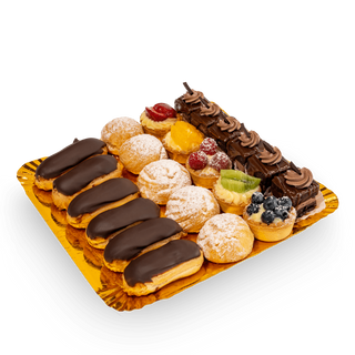 Mini tarte + mini eclere, choux  - 0,8 Kg