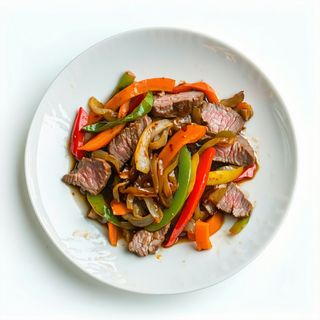 Porc cu ghimbir pe placa incinsa