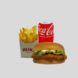 Menú Hamburguesa De Pollo