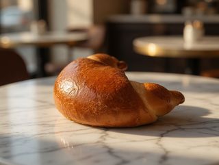 Булочка с шоколадом (110г)