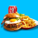 Combo de Hamburguesa D’Como De Ternera con Huevo 