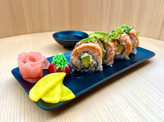 155 - Salmon teriyaki roll