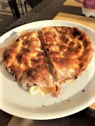 Schiacciatina cotto e mozzarella