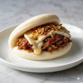 Pulled pork bao
