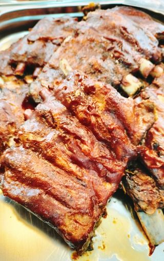 Costillar a la barbacoa
