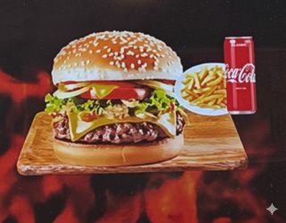 Cheeseburger doppia carne