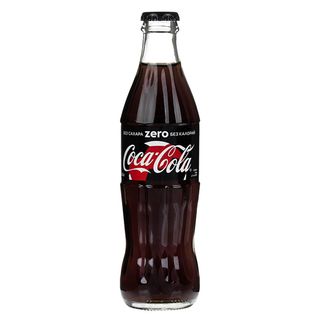 კოკა-კოლა ზერო მინის ბოთლი 0.33 ლ