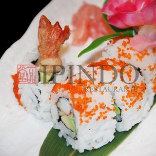 Ebi tempura uramaki (8 uds.)