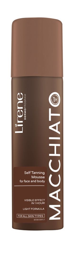 Spuma autobronzanta Lirene MACCHIATO pentru fata si corp, 150ml
