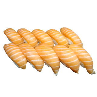 Bandeja de salmón nigiri (10 pzs.)