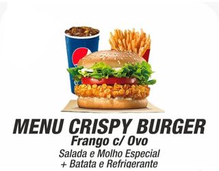 Menu Crispy Burger