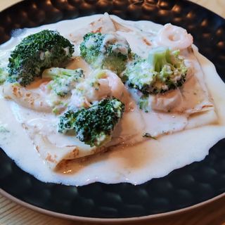 24.Clătită cu creveți