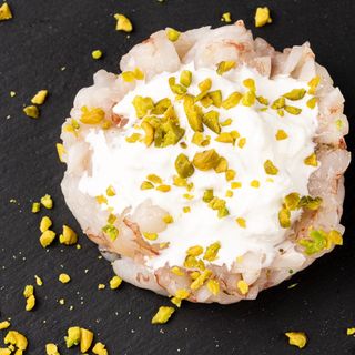 Tartare burger burrata