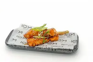 Teriyaki salmón skewers (2 pcs.)