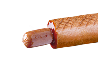 Хот-дог Класична сосиска (темна булка)