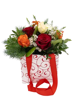 Rosas do Amor - Saquinho com Rosas 