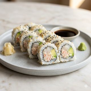 Uramaki De Pez Mantequilla Roll (8 Uds.)