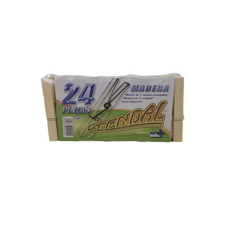 Tendal Wooden Clothespins X24