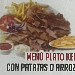 menú plato kebab