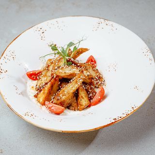 Баклажаны со страчателлой