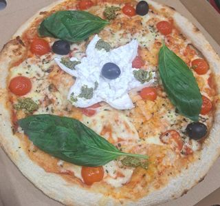 Pizza de burrata