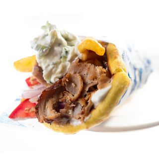 Голям пита гирос (450г)