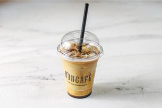 ცივი კარამელ მაკიატო 