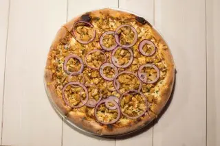 Pizza protein BBQ chicken