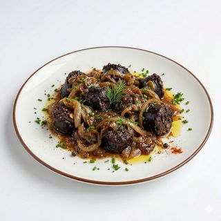 Tapas De Sangre Encebollada