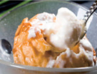 100 Gelato fritto alla vaniglia