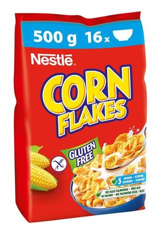 Płatki śniadaniowe corn flakes Nestle. 0.5кг