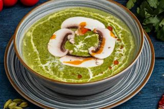 Mushroom palak shorba SOUP