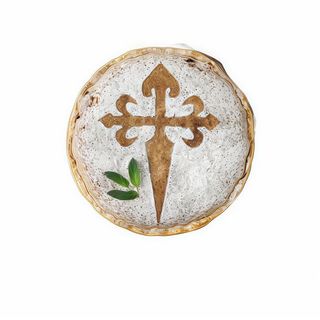 Tarta de Santiago Con Nata Montada Casera