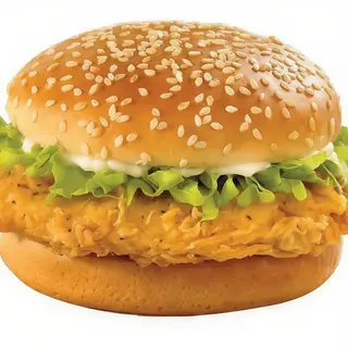 Hamburguesa de pollo con queso