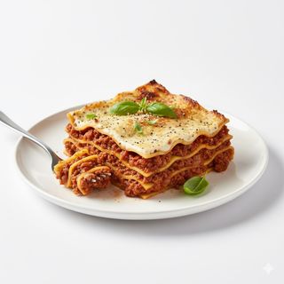 Lasagne al ragù di Seitan sfumato all'arneis