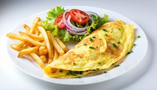 Omelete com Camarão