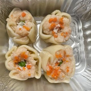 Ravioli di gamberi al vapore - 4 pezzi 烧麦